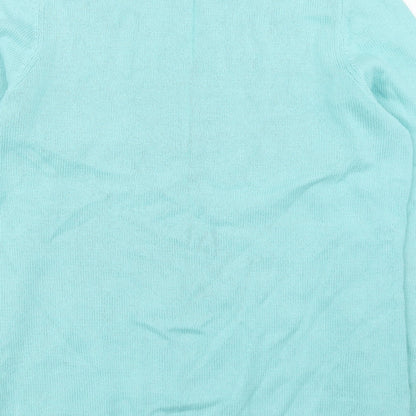 Womens UK Size M Preworn Blue Pullover Jumper