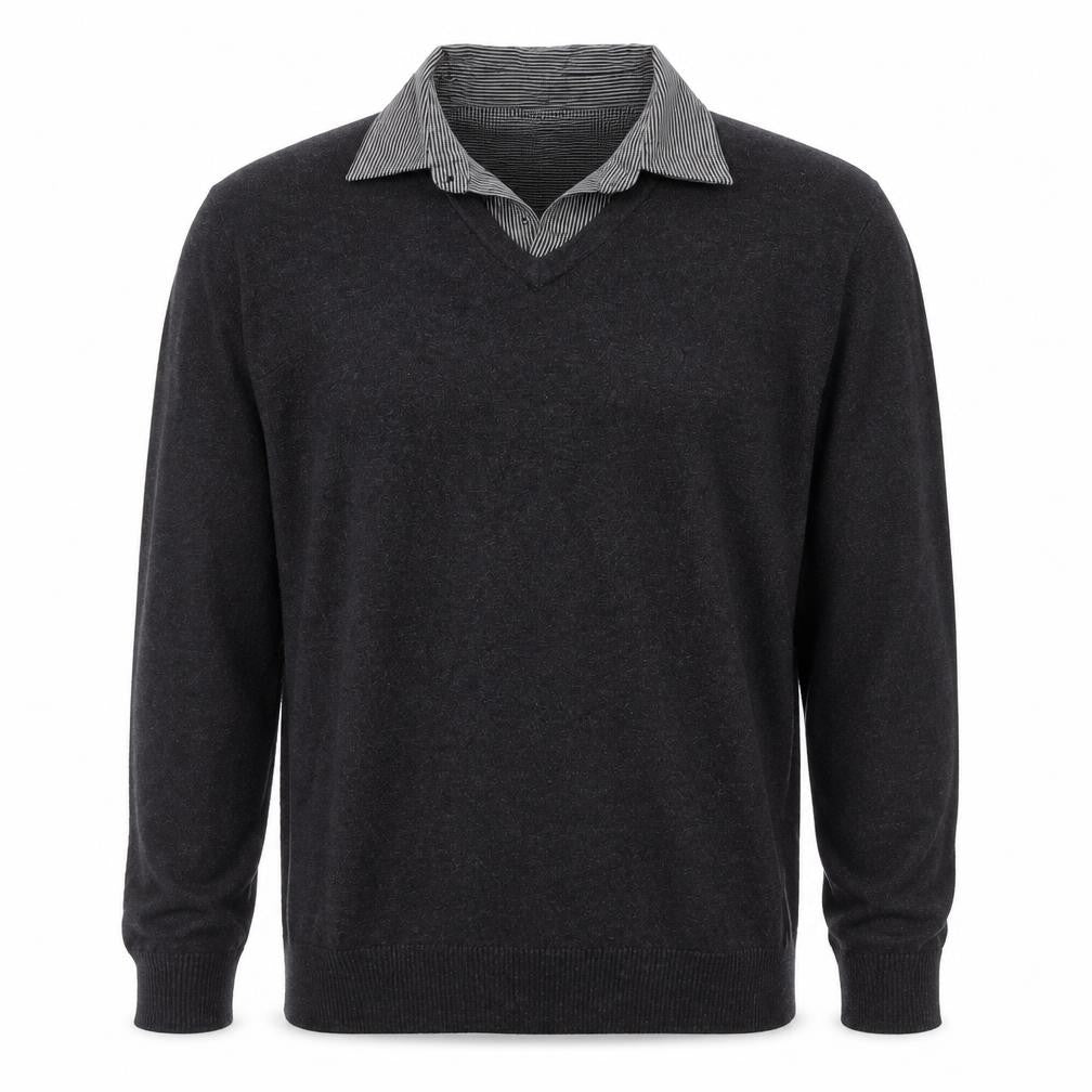 Mens UK Size M Marks and Spencer Grey Pullover Jumper