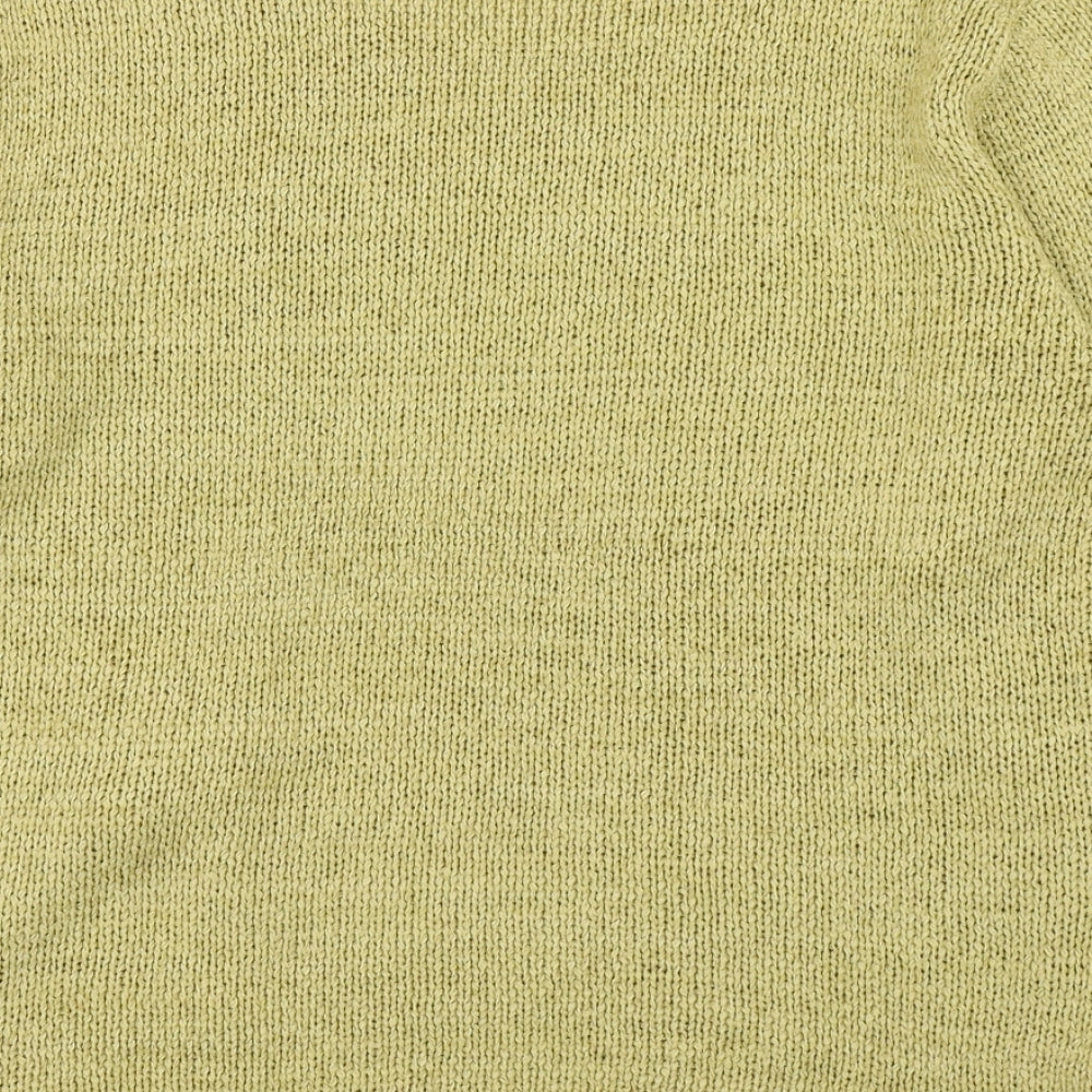 Womens UK Size S Touch Green Pullover Jumper