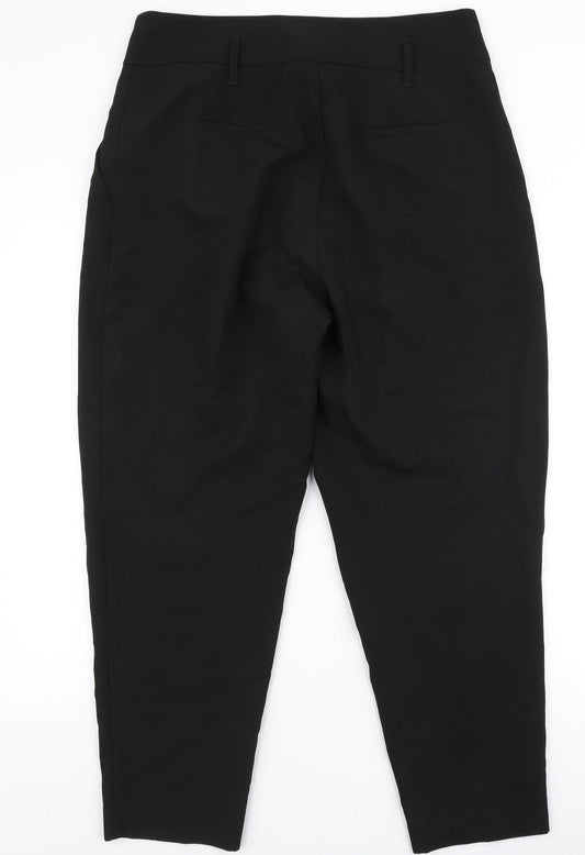 Womens UK Size 14 New Look Regular Fit Dress Pants Black Trousers