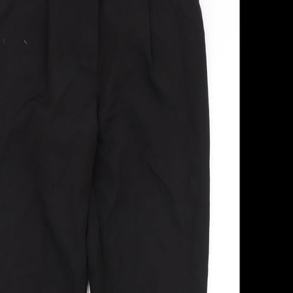 Womens UK Size 14 New Look Regular Fit Dress Pants Black Trousers
