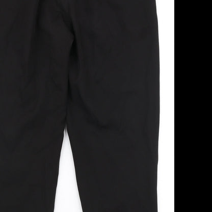 Womens UK Size 14 New Look Regular Fit Dress Pants Black Trousers