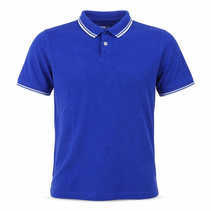 Cedarwood State Mens Blue Cotton Polo Size XS Collared Button