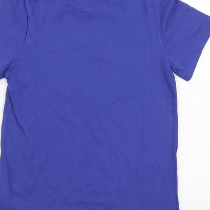 Hihawo Boys Blue  100% Cotton Jersey T-Shirt Size 10 Years Round Neck Pullover - Surfing monsters