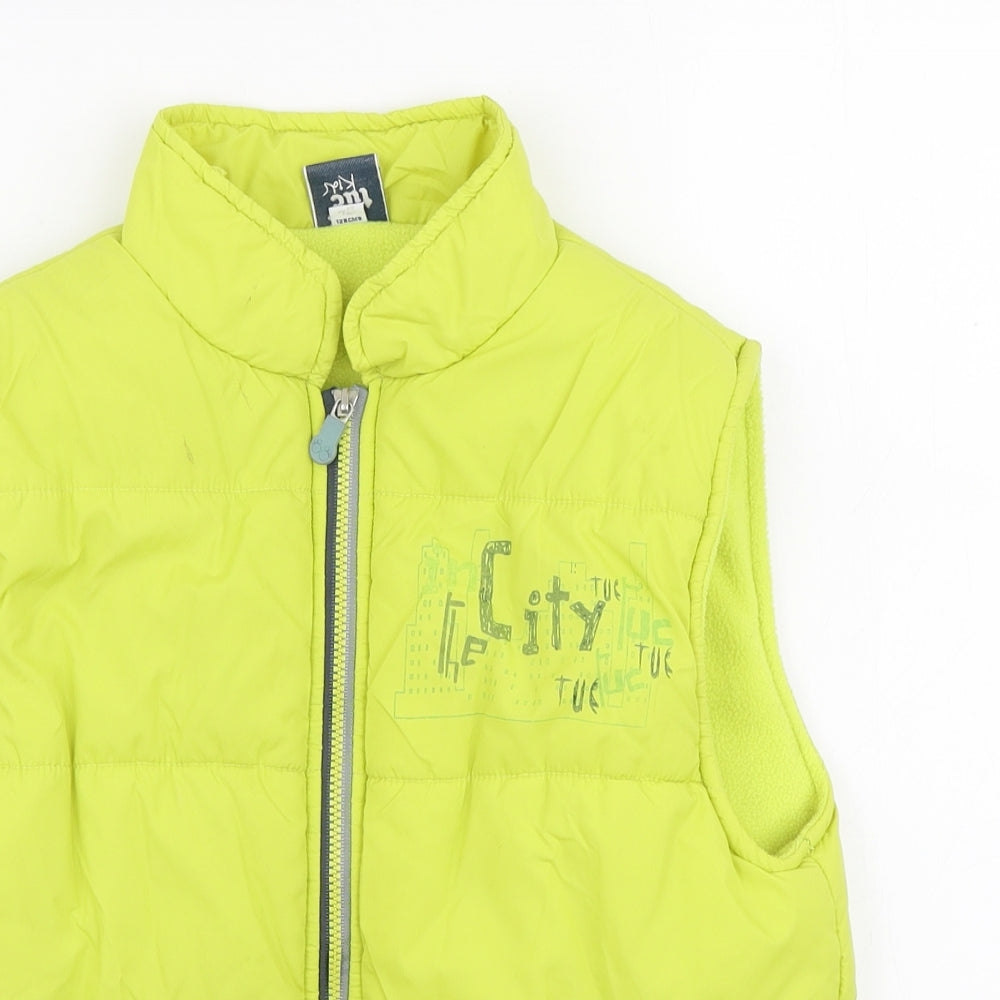 tuc tuc Boys Yellow   Gilet Coat Size 8 Years  Zip
