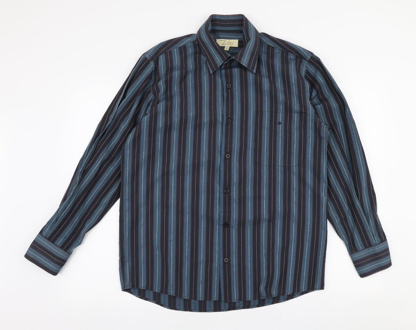Mens UK Size M Daniel Granme Multicoloured  Button-Up Long Sleeve Casual Shirt