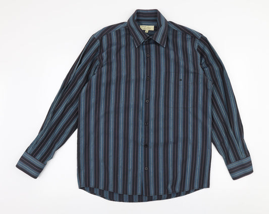 Mens UK Size M Daniel Granme Multicoloured  Button-Up Long Sleeve Casual Shirt