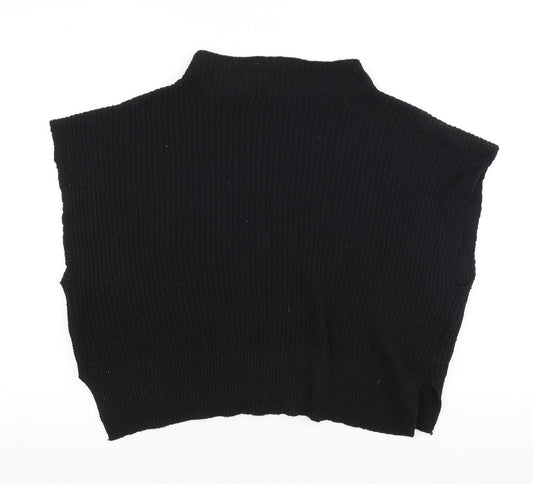 Womens UK Size 10 Missguided Black Pullover Jumper