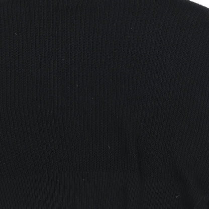 Womens UK Size 10 Missguided Black Pullover Jumper