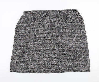 George Womens Multicoloured  Polyester A-Line Skirt Size 18