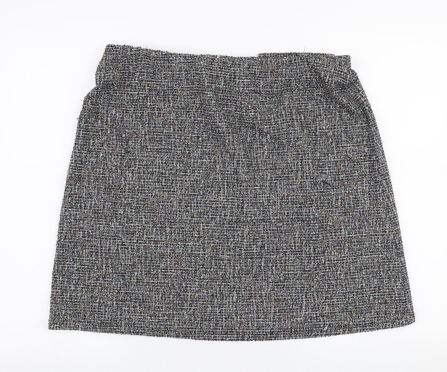 George Womens Multicoloured  Polyester A-Line Skirt Size 18