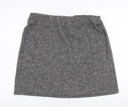 George Womens Multicoloured  Polyester A-Line Skirt Size 18