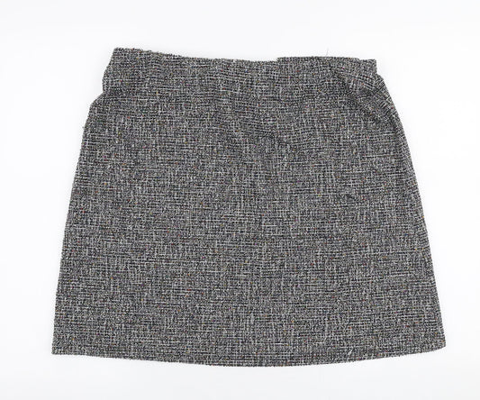 George Womens Multicoloured  Polyester A-Line Skirt Size 18