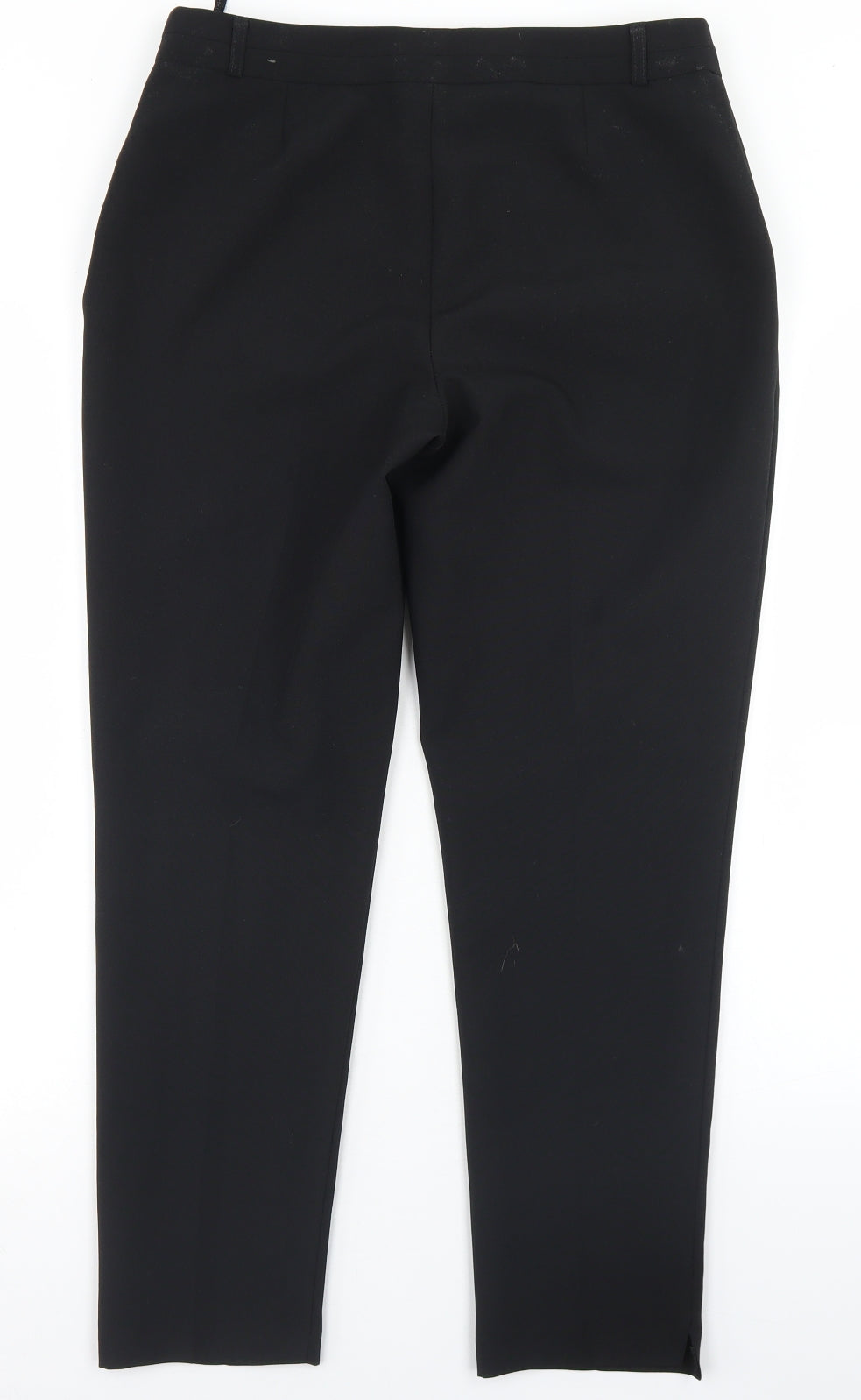 Primark Womens Black  Polyester Dress Pants Trousers Size 12 L26 in Regular Hook & Eye