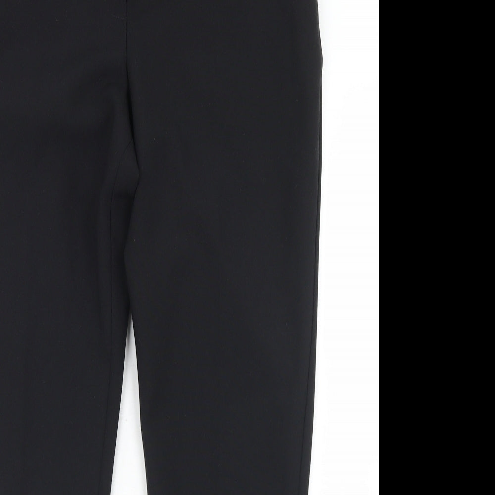 Primark Womens Black  Polyester Dress Pants Trousers Size 12 L26 in Regular Hook & Eye