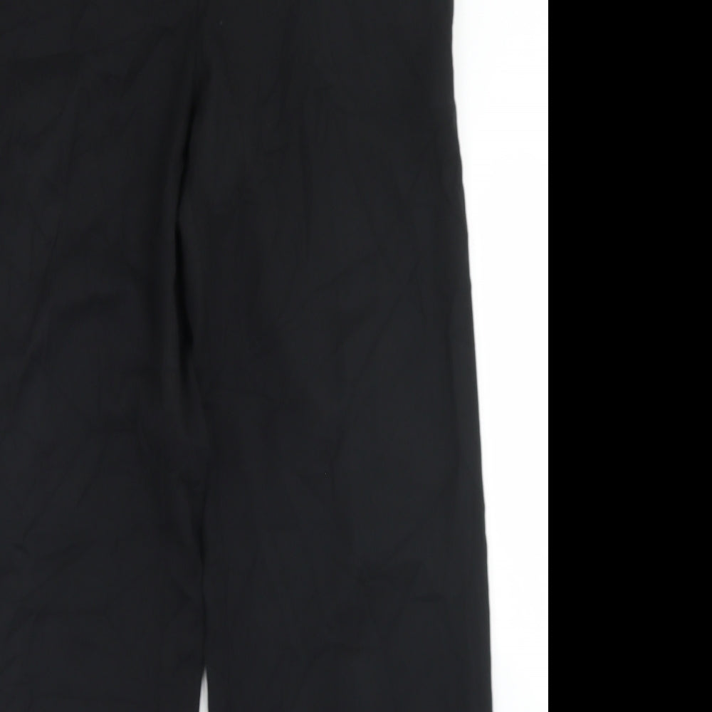Womens UK Size 12 NEXT Regular Fit Dress Pants Black Trousers