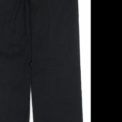 Womens UK Size 12 NEXT Regular Fit Dress Pants Black Trousers