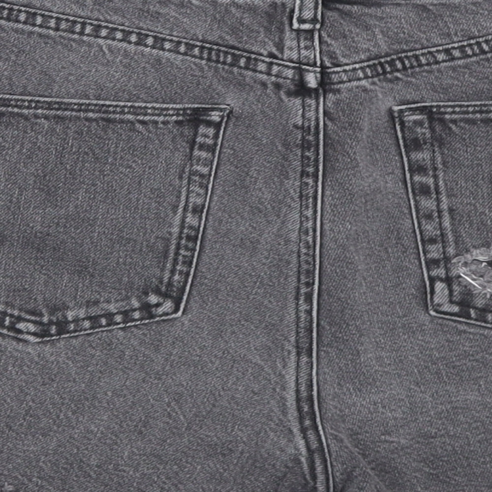 BDG Womens Grey  Cotton Hot Pants Shorts Size 28 in L3 in Regular Button