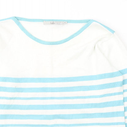 Womens UK Size 14 Isle Blue Pullover Jumper