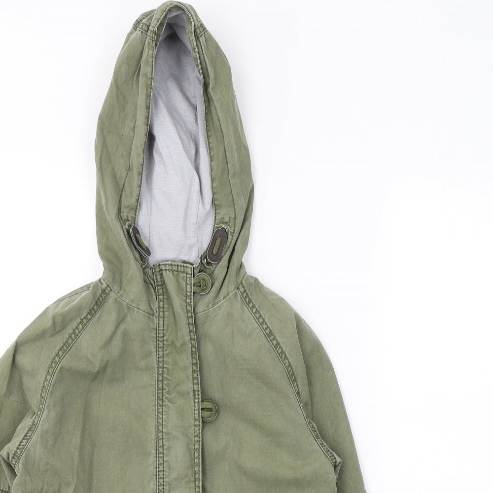 NEXT Girls Green   Track Jacket Coat Size 6 Years  Zip