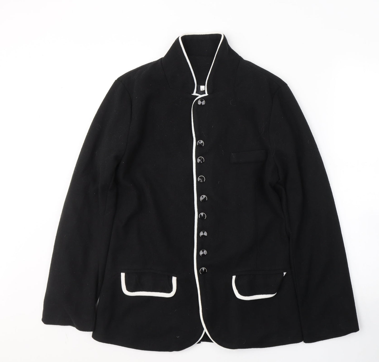 Womens UK Size M Preworn Regular Black Blazer