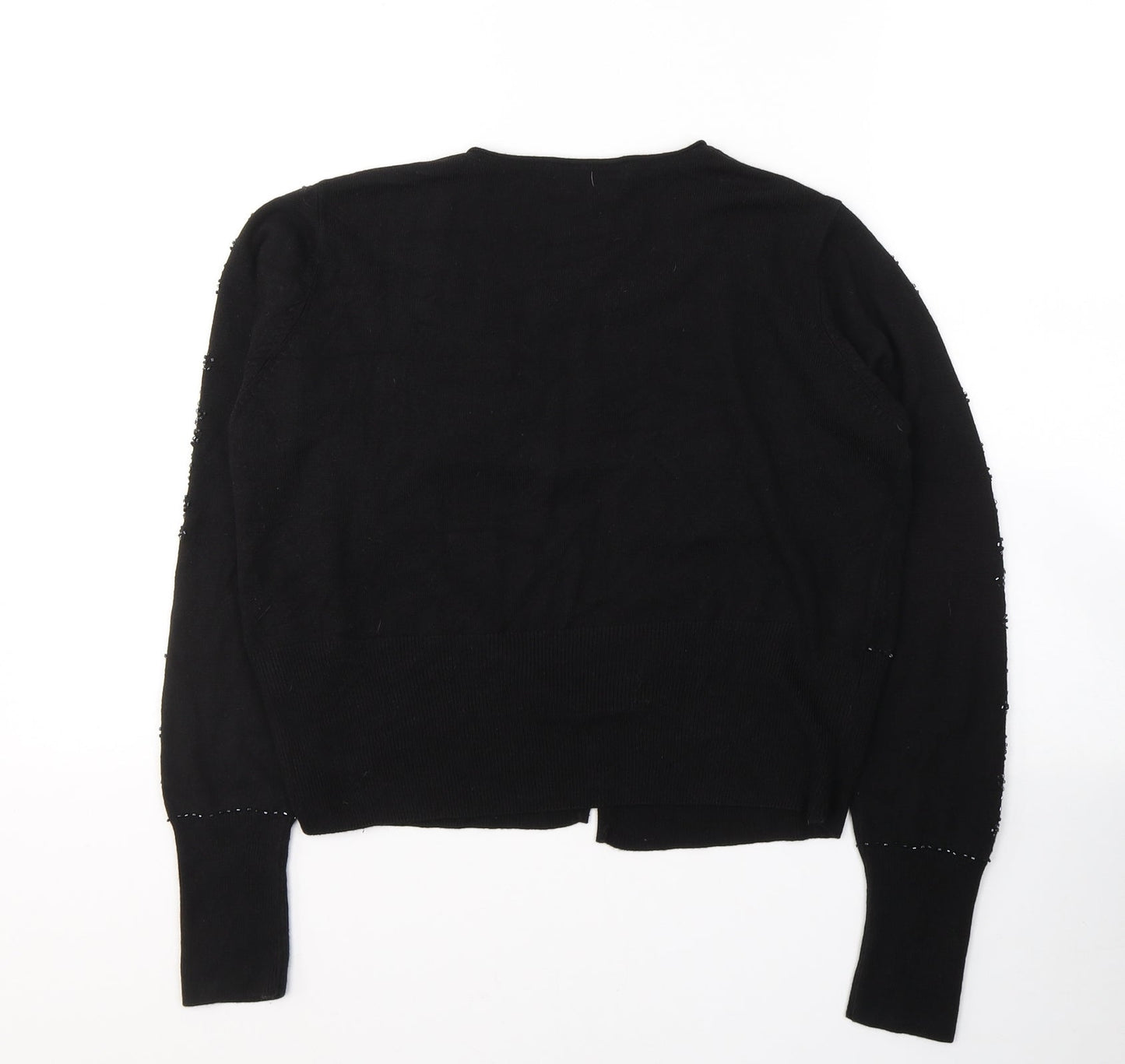 Womens UK Size 14 Marks and Spencer Black Cardigan Jumper
