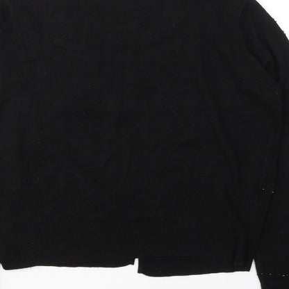 Womens UK Size 14 Marks and Spencer Black Cardigan Jumper