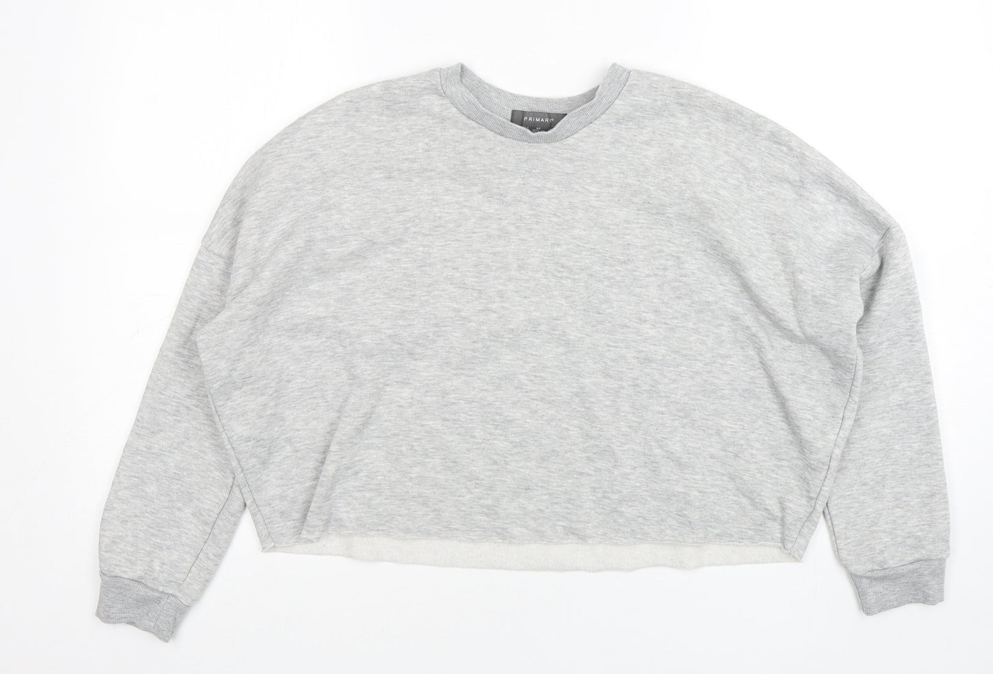 Primark Womens Green  Polyester Pullover Sweatshirt Size 6  Pullover - Cropped