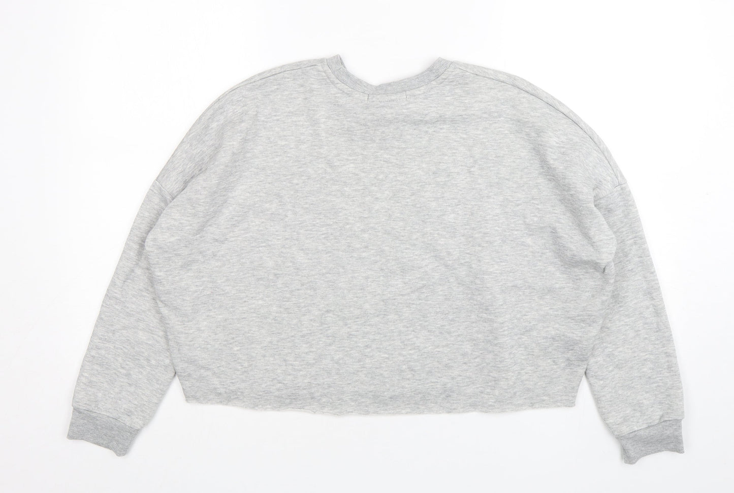 Primark Womens Green  Polyester Pullover Sweatshirt Size 6  Pullover - Cropped
