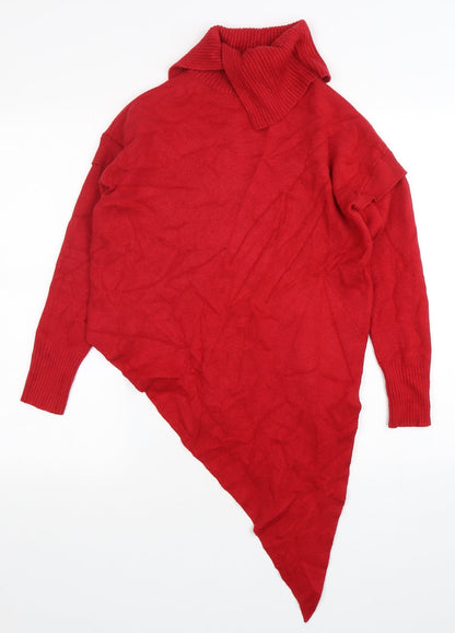 Womens UK Size XS River Island Red Pullover Jumper
