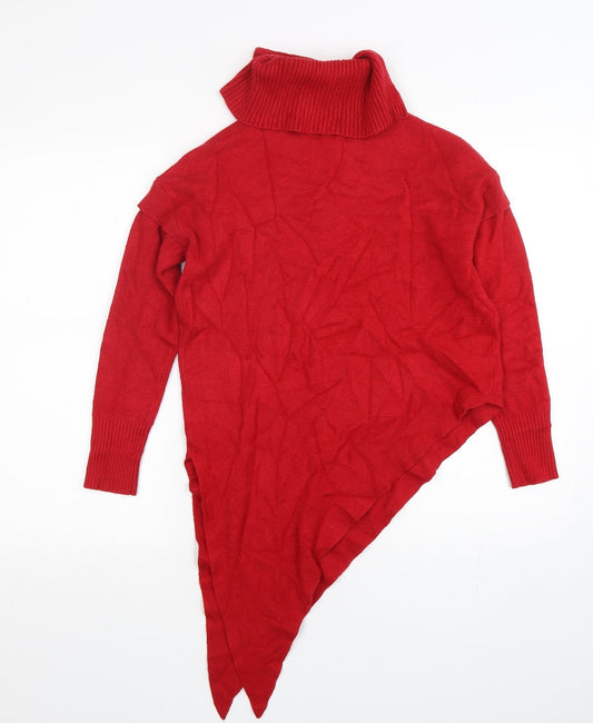 Womens UK Size XS River Island Red Pullover Jumper