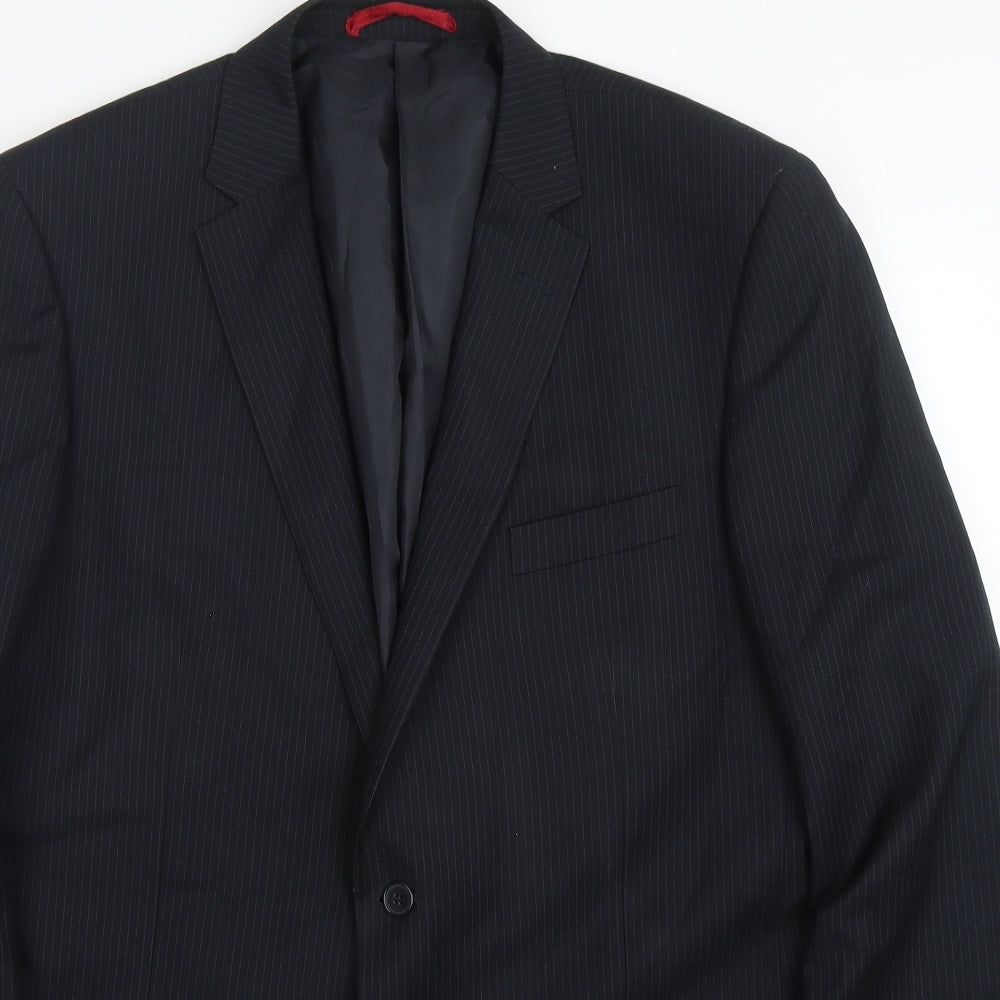 Mens UK Size  Burton Regular Black Suit Jacket