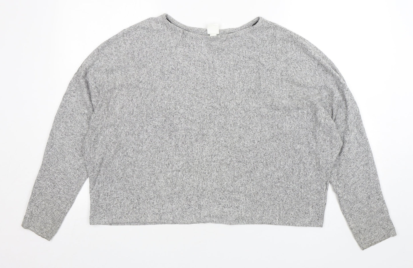 Womens UK Size M H&M Grey Pullover Sweatshirt
