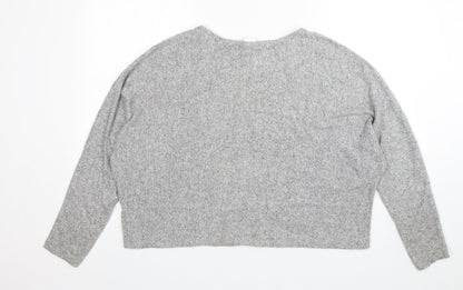 Womens UK Size M H&M Grey Pullover Sweatshirt