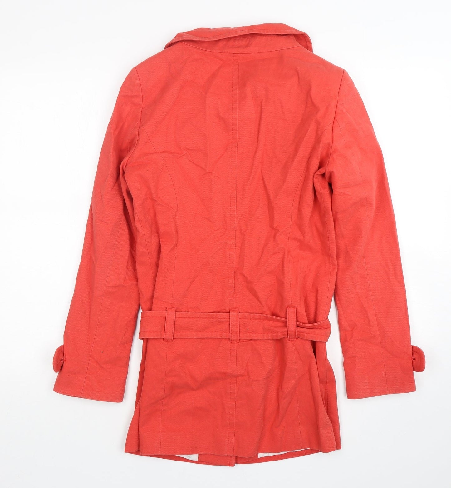 Womens UK Size 8 River Island Pink Overcoat