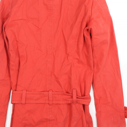 Womens UK Size 8 River Island Pink Overcoat