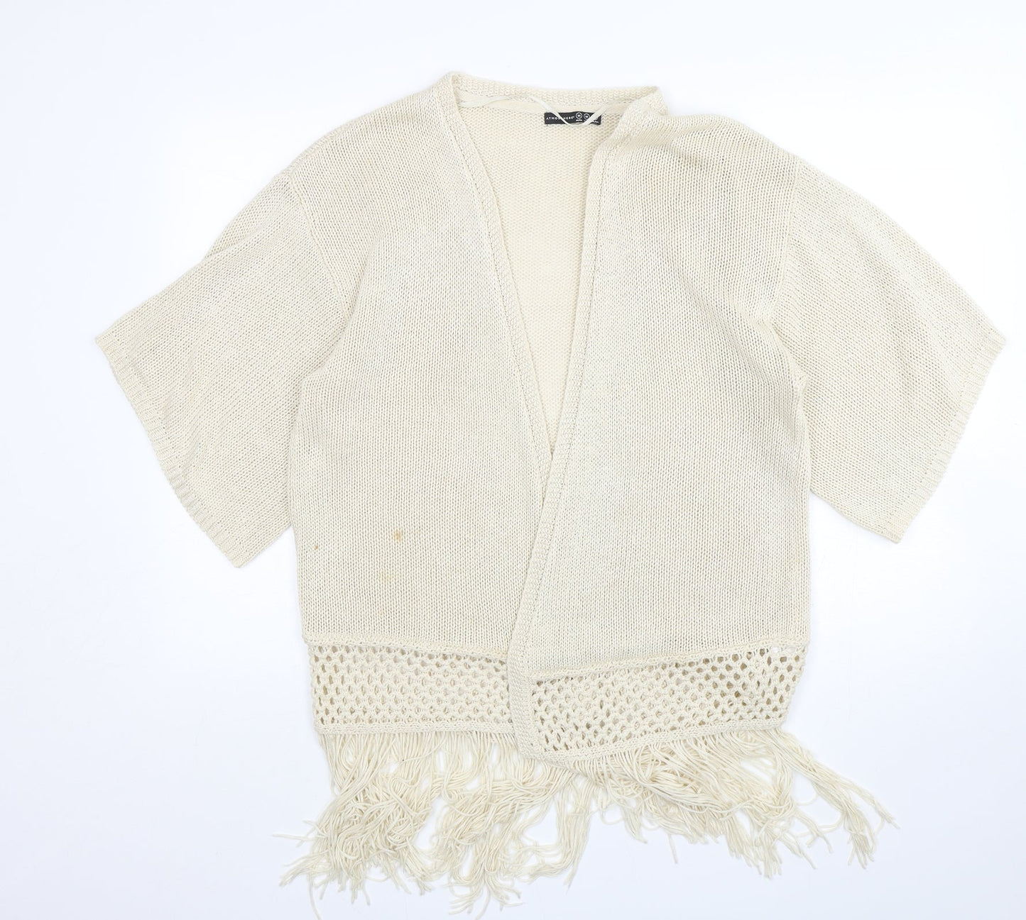 Womens UK Size M Atmosphere Beige Cardigan Jumper