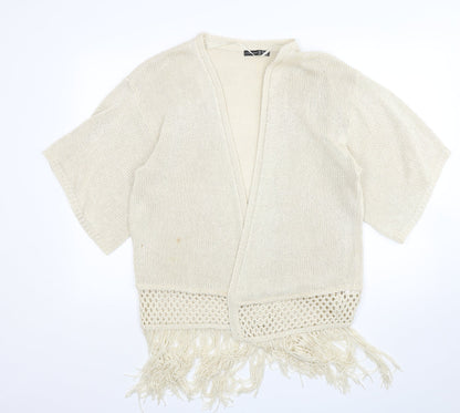 Womens UK Size M Atmosphere Beige Cardigan Jumper