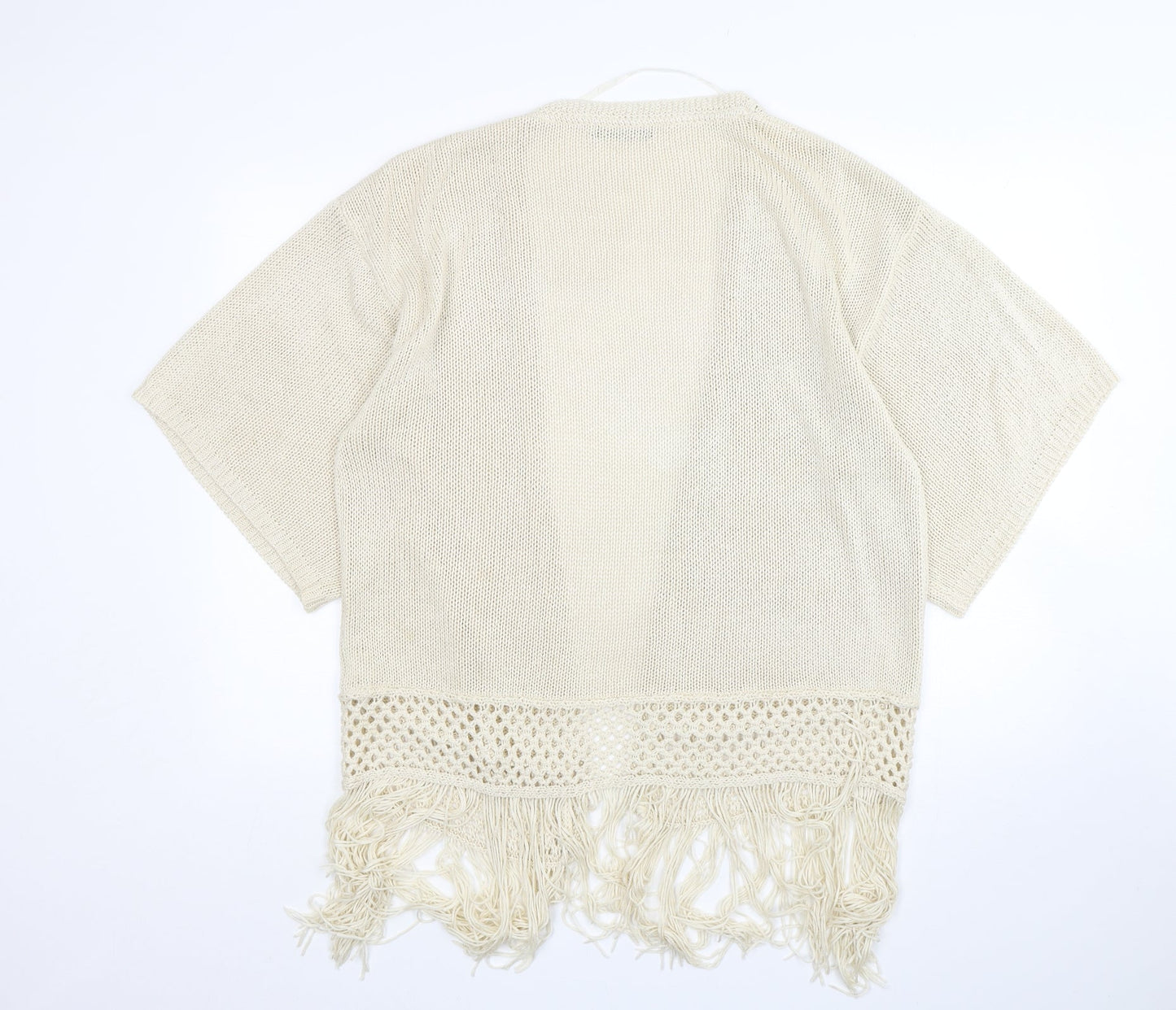 Womens UK Size M Atmosphere Beige Cardigan Jumper
