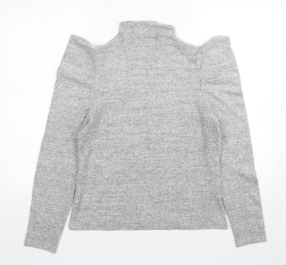 Womens UK Size 14 Papaya Grey Pullover Jumper
