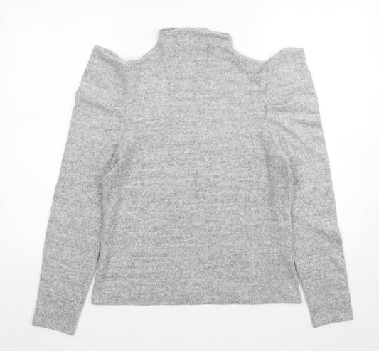 Womens UK Size 14 Papaya Grey Pullover Jumper