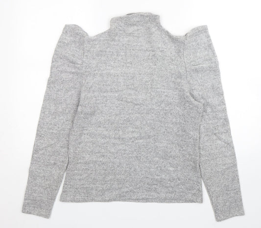 Womens UK Size 14 Papaya Grey Pullover Jumper