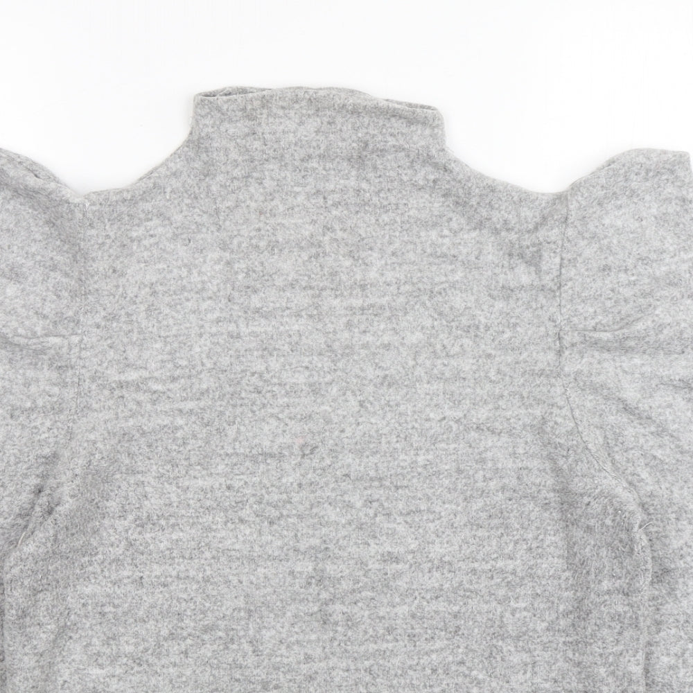 Womens UK Size 14 Papaya Grey Pullover Jumper