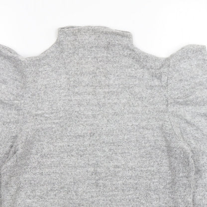 Womens UK Size 14 Papaya Grey Pullover Jumper