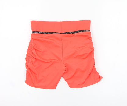 Hollyfield Girls Pink  Polyester Compression Shorts Size 14-15 Years  Regular