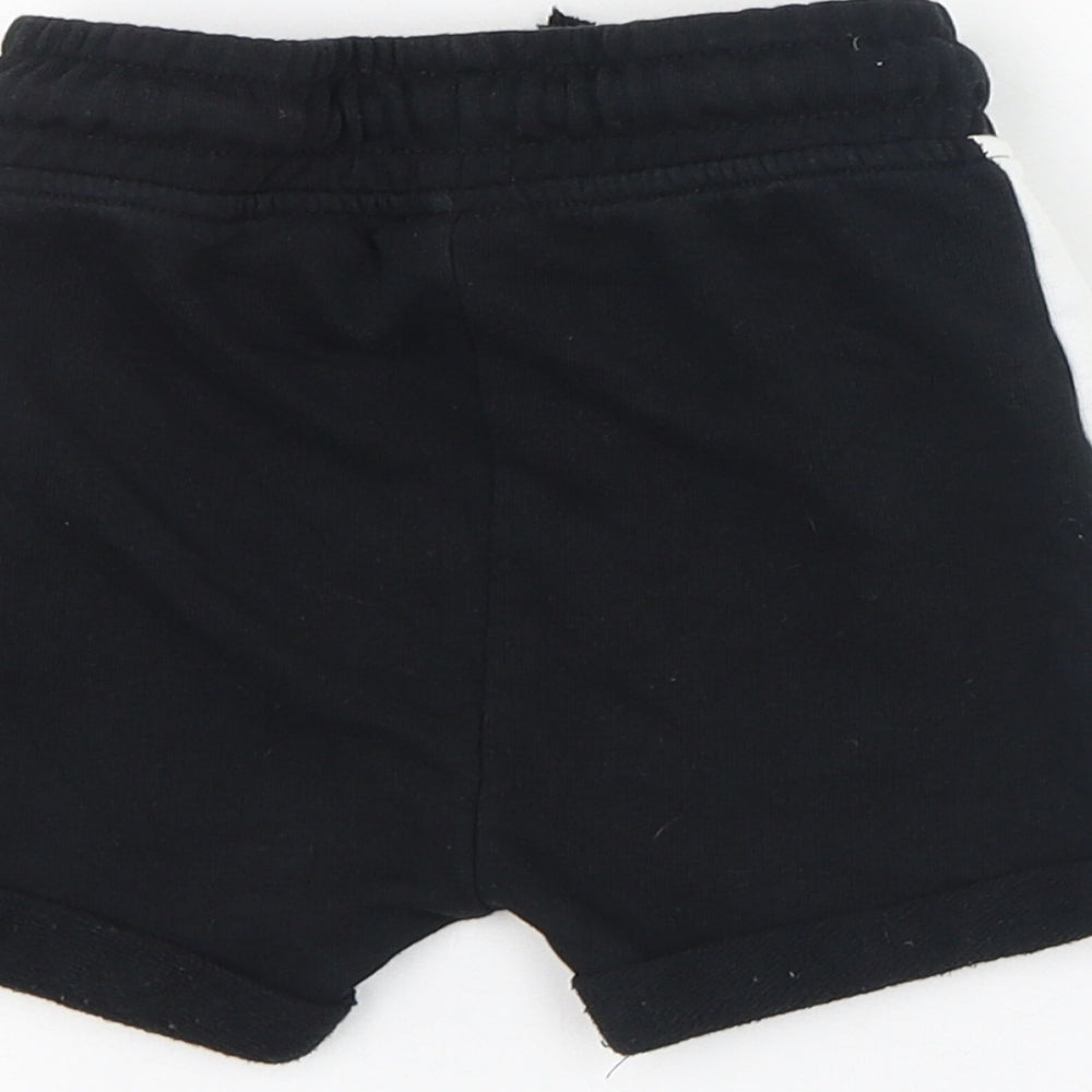 George Boys Black  Cotton Cropped Trousers Size 18-24 Months  Pullover