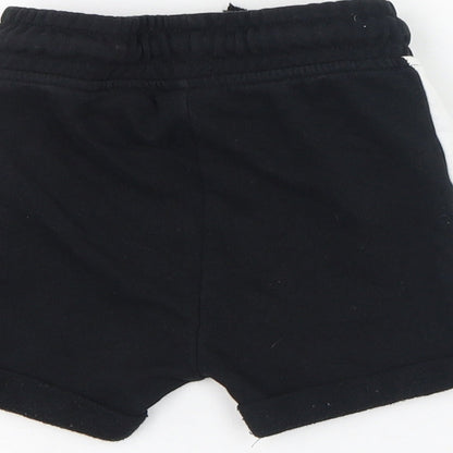 George Boys Black  Cotton Cropped Trousers Size 18-24 Months  Pullover