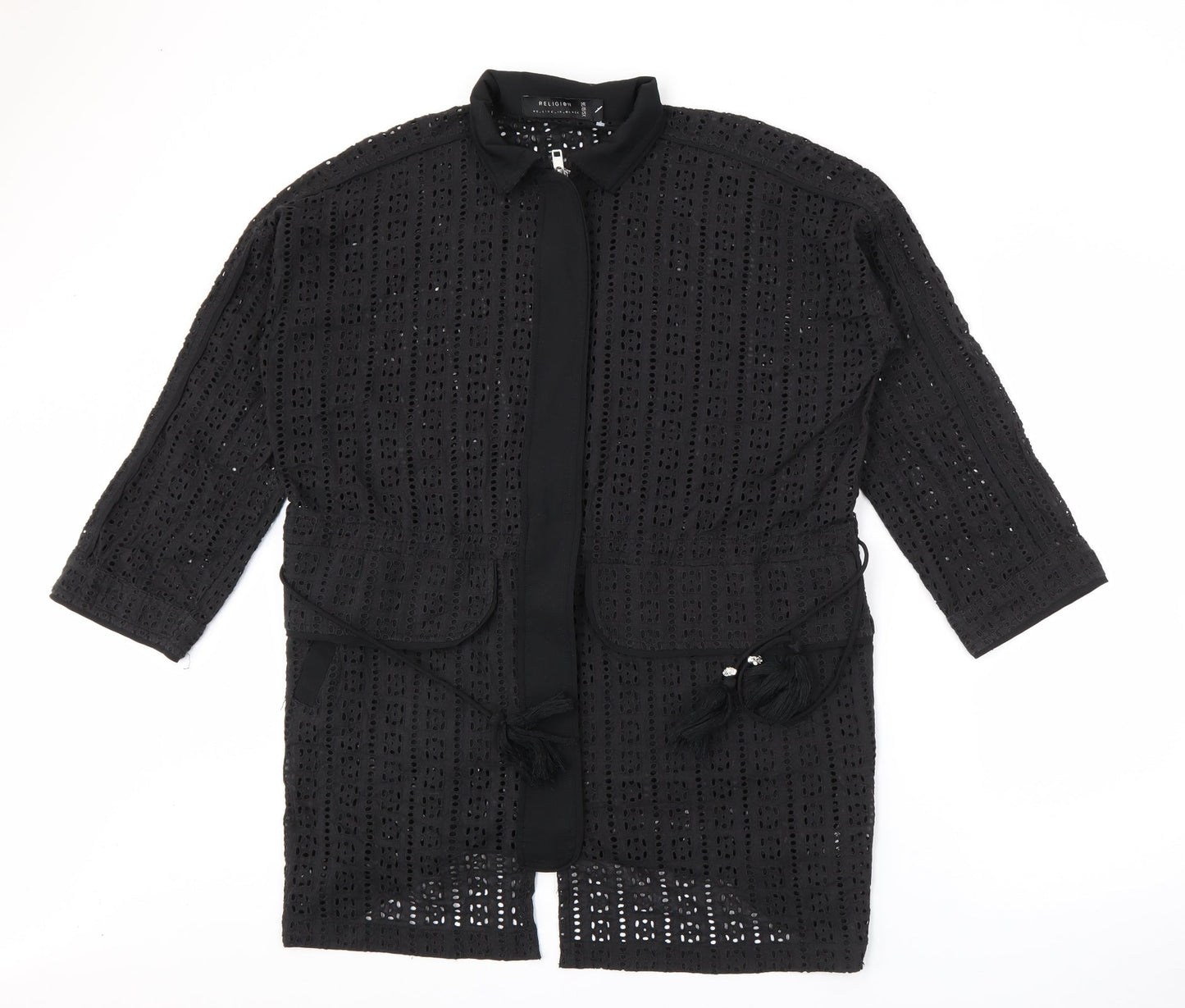 Religion Womens Black   Jacket  Size XS  Zip