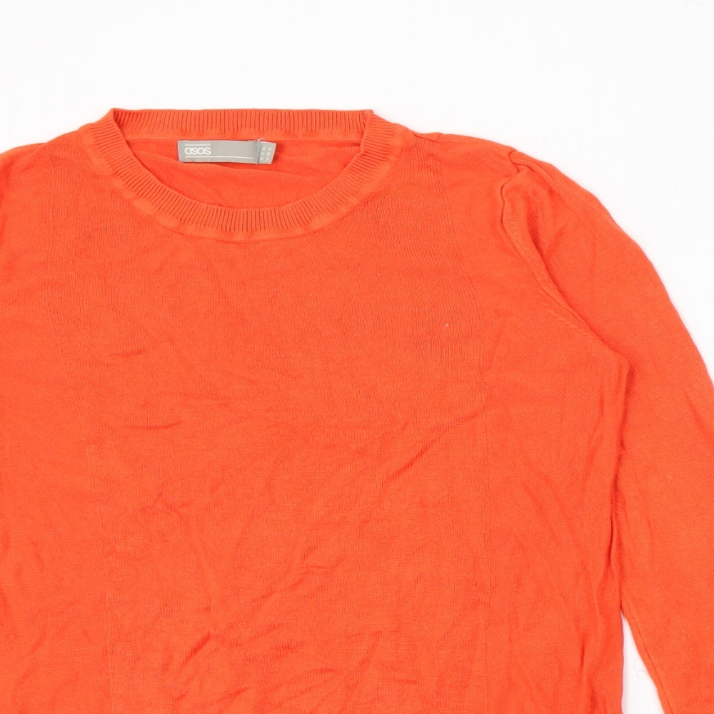 Womens UK Size 10 ASOS Orange Pullover Jumper