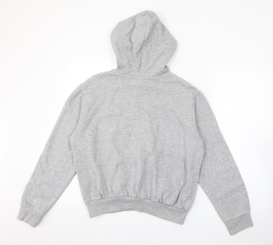 H&M Womens Grey  Cotton Pullover Hoodie Size S   - NASA